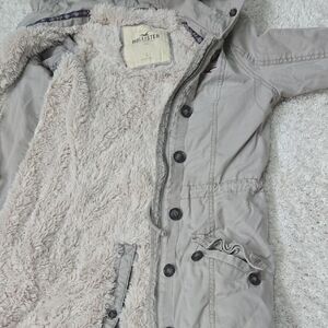 Hollister Kids Beige Hooded Raincoat